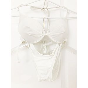Push-up bikini (white)